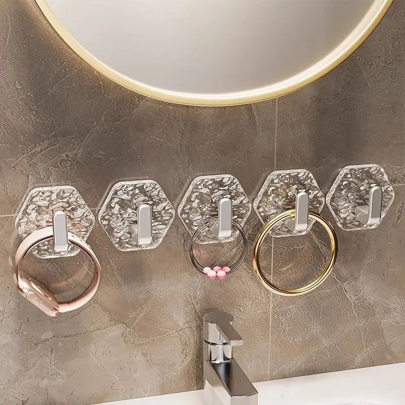 β¨ Self-Adhesive Waterproof Wall Hooks β No Drill Heavy Duty Towel & Robe Holder π