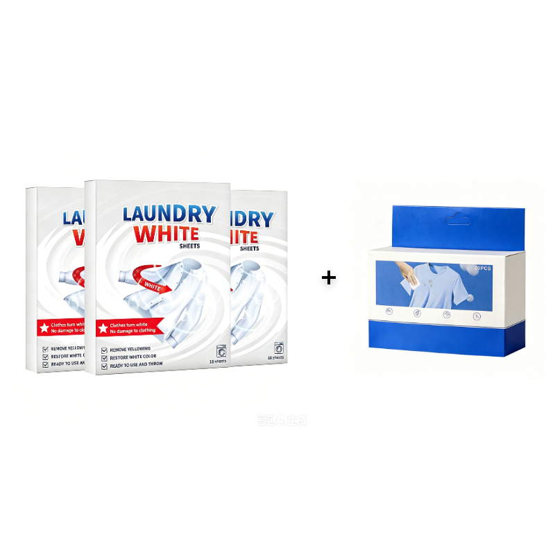 π₯π₯ Deep Cleaning Laundry Whitening Sheets β¨π§Ί Powerful Stain Remover Brightening Fabric Laundry Cleaning Sheets