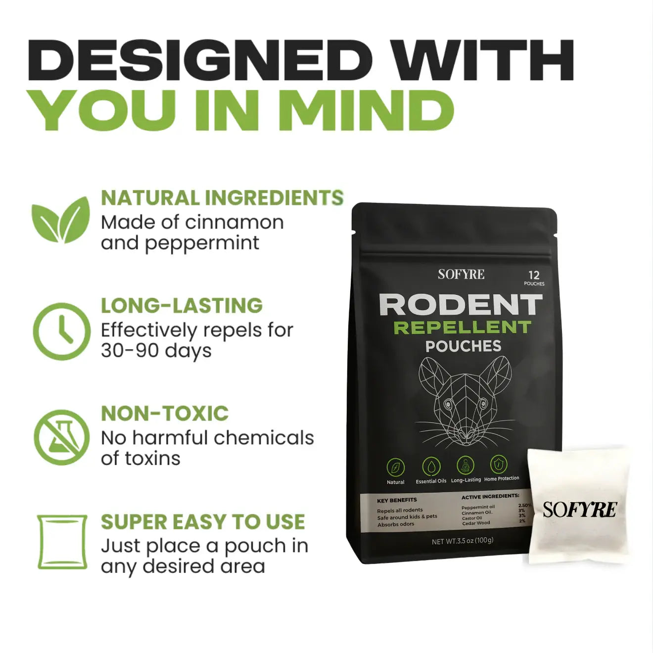 ⚡Hot Sales 49% OFF🔥Rodent Repellent Pouches