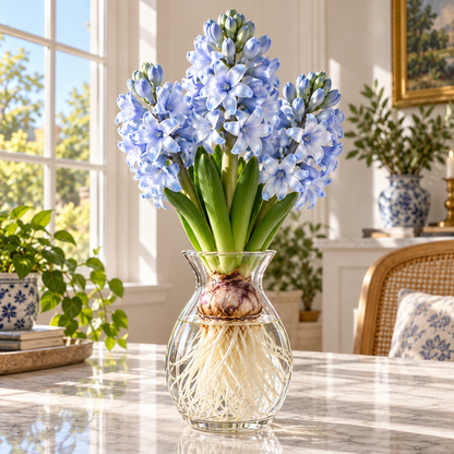 🌸 Rare Hydroponic Hyacinth Bulbs – Fragrant Colorful Blooms for Elegant Indoor Displays