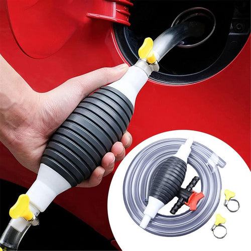 Multifunction Liquid Sucker Pump High Flow Manual Fuel Pump 13.12 Ft Hose