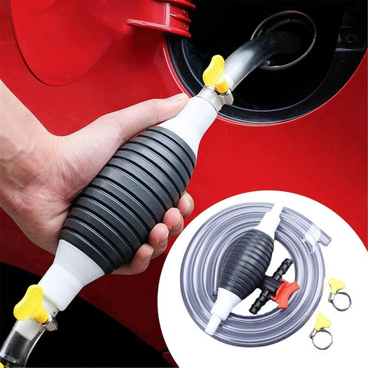 Multifunction Liquid Sucker Pump High Flow Manual Fuel Pump 13.12 Ft Hose
