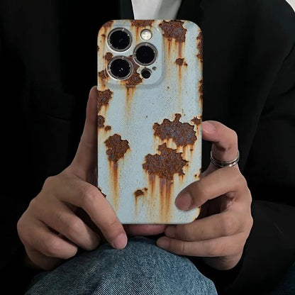 🔥2026 NEW ARRIVAL 🔩 Rusty Metal Texture iPhone Case