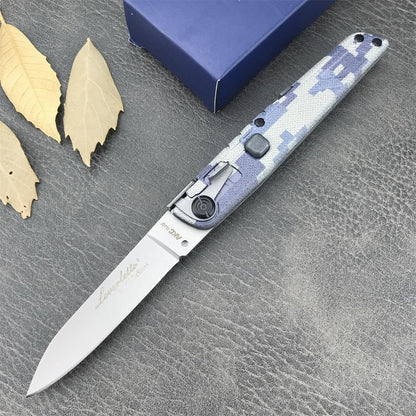 Colt II Button Folding Knife 440C Blade Nylon Wave Fiber Handle Camping Outdoor EDC Pocket Tools