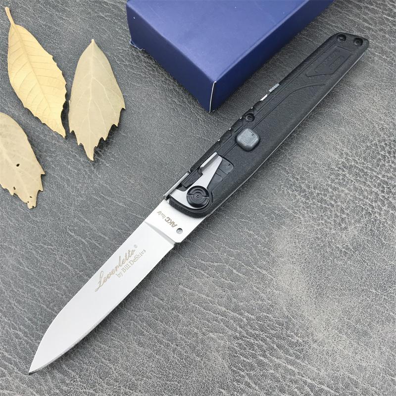 Colt II Button Folding Knife 440C Blade Nylon Wave Fiber Handle Camping Outdoor EDC Pocket Tools