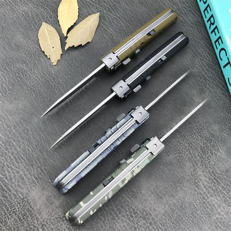 Colt II Button Folding Knife 440C Blade Nylon Wave Fiber Handle Camping Outdoor EDC Pocket Tools