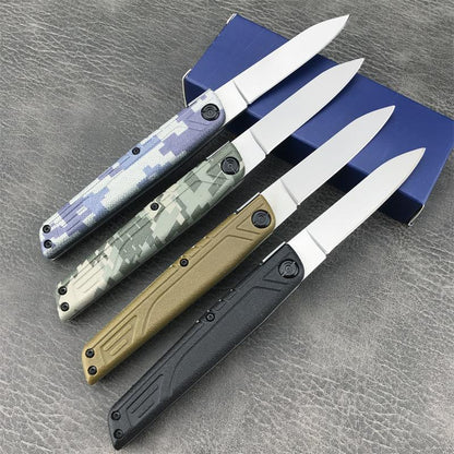Colt II Button Folding Knife 440C Blade Nylon Wave Fiber Handle Camping Outdoor EDC Pocket Tools