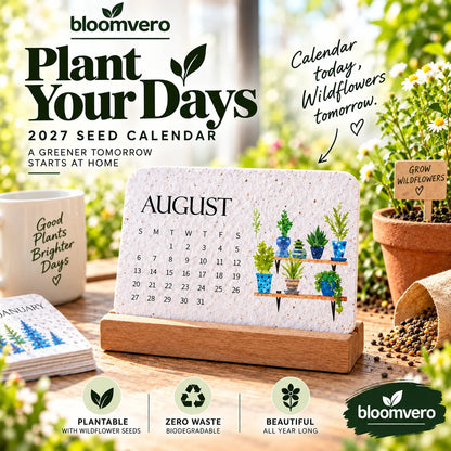 ✨Early Holiday Sale 45% OFF🌱Eco-Friendly Plantable “Timeless” Seed Calendar 2027