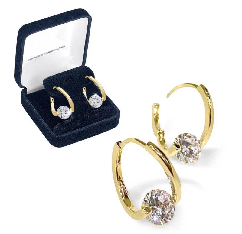 (🔥LAST DAY SALE - 66% OFF) Seranella™ Lymphvity MagneTherapy Germanium Earrings – Revitalize Your Well-being! 💎