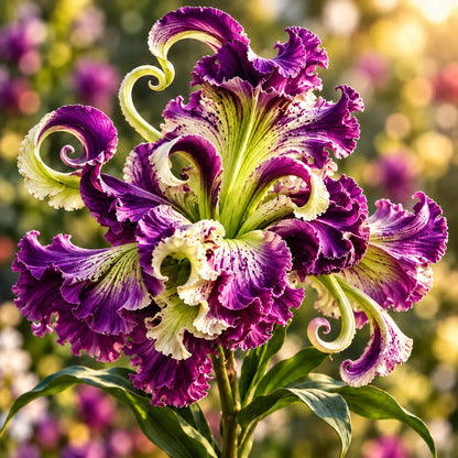 🌸 Royal Ruffle Fantasy Lily Bulbs – Grow in Water or Soil, Giant Ruffled Blooms