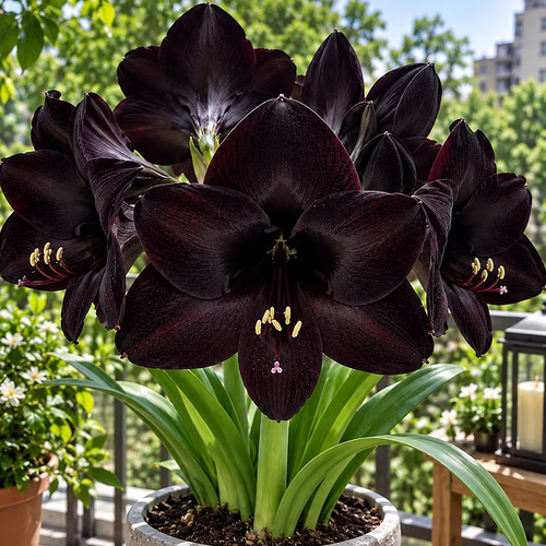 🌺 Giant Double Perfume Amaryllis Bulbs ✨ Fragrant Showy Blooms