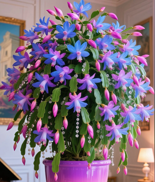 🌈🦀Mix Colors Schlumbergera Bulbs– Easy-Care Blooms in Every Shade, Even in Winter ❄️