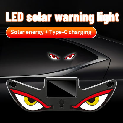 🔥Last Day 49% OFF✨Solar Demon Eye LED Car Window Light