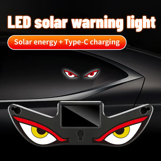 🔥Last Day 49% OFF✨Solar Demon Eye LED Car Window Light