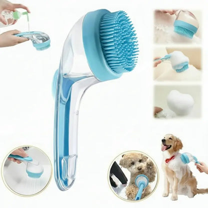 ⚡Hot Sales 49% OFF🔥2-in-1 Soap-Dispensing Pet Bath Brush
