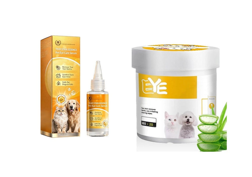 🐶 Enjoy 49% off now! ✨Advanced Pet Tear Essence for Dogs & Cats | Gentle Tear Stain Remover for Cleaner Eyes & Brighter Fur👀