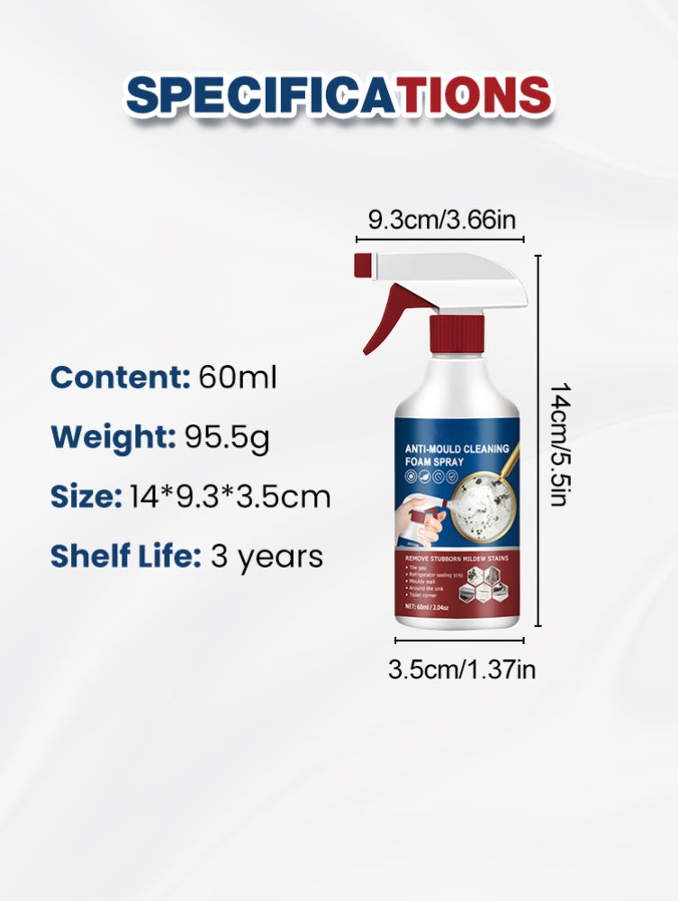 🌟Magic anti-mildew magic! 🌟Anti-mould Cleaning Foam Spray