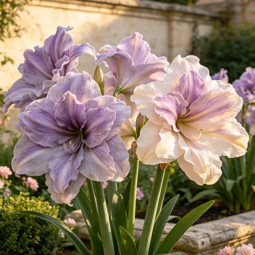 🌺 Giant Double Perfume Amaryllis Bulbs ✨ Fragrant Showy Blooms