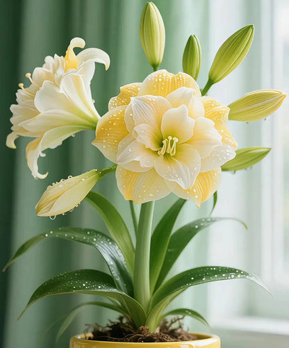 🌺 Amaryllis Bulbs– Dramatic Blooms, Effortless Grace! 🌿✨