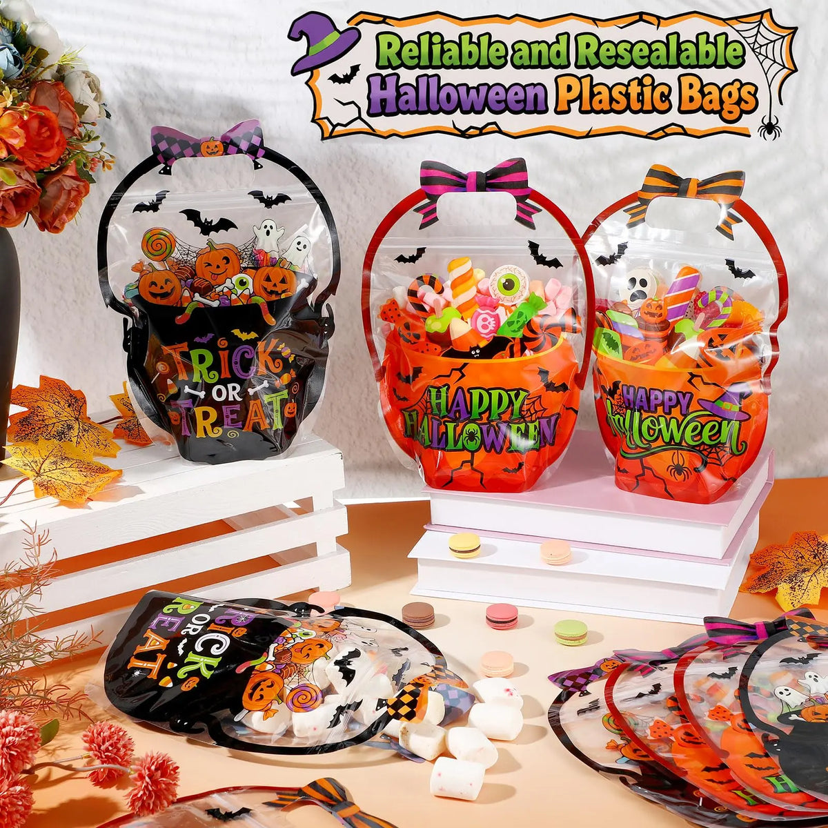 🔥Last Day 50% OFF - 🎃Halloween Plastic Goodie Bags
