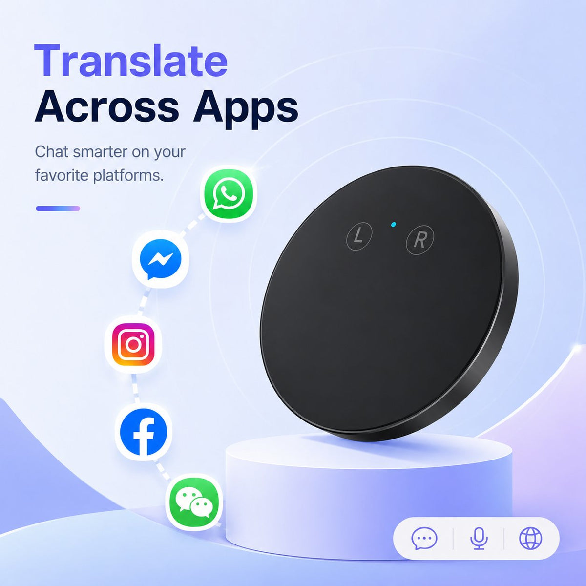 🌍HOT SALE 49% OFF🎙️AI Real-Time Language Practice Companion – Supports 108 Languages
