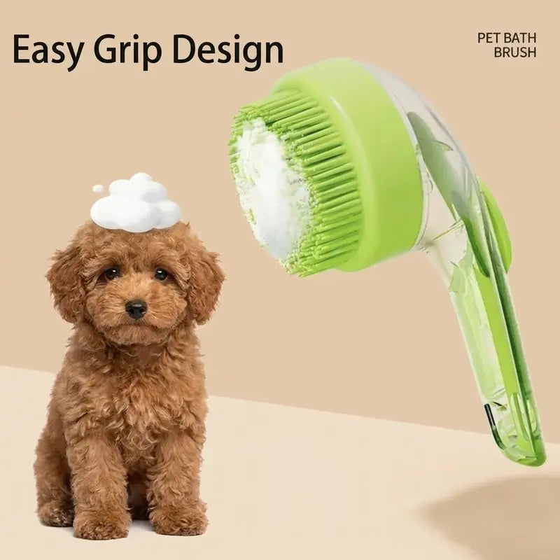 ⚡Hot Sales 49% OFF🔥2-in-1 Soap-Dispensing Pet Bath Brush