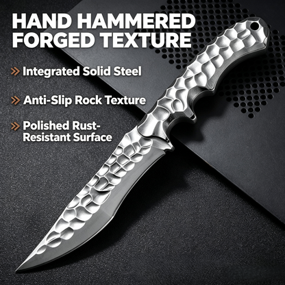 🔥Limited Time-50% OFF🔥Premium Handcrafted Vintage Forged Textured Keel Hunting Knife🗡️