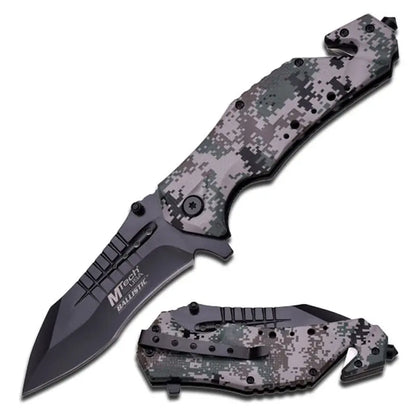 MTech USA MT-A845BK Folding Pocket Knife - Black Blade