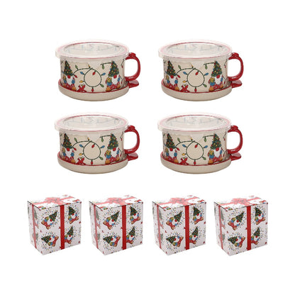 🎅Christmas Sale🎅25-oz Mug Meals w/ Lid-its