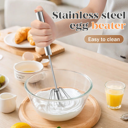 BUY 1 GET 1 FREE🥚☕Stainless Steel Hand-Push Rotary Whisk