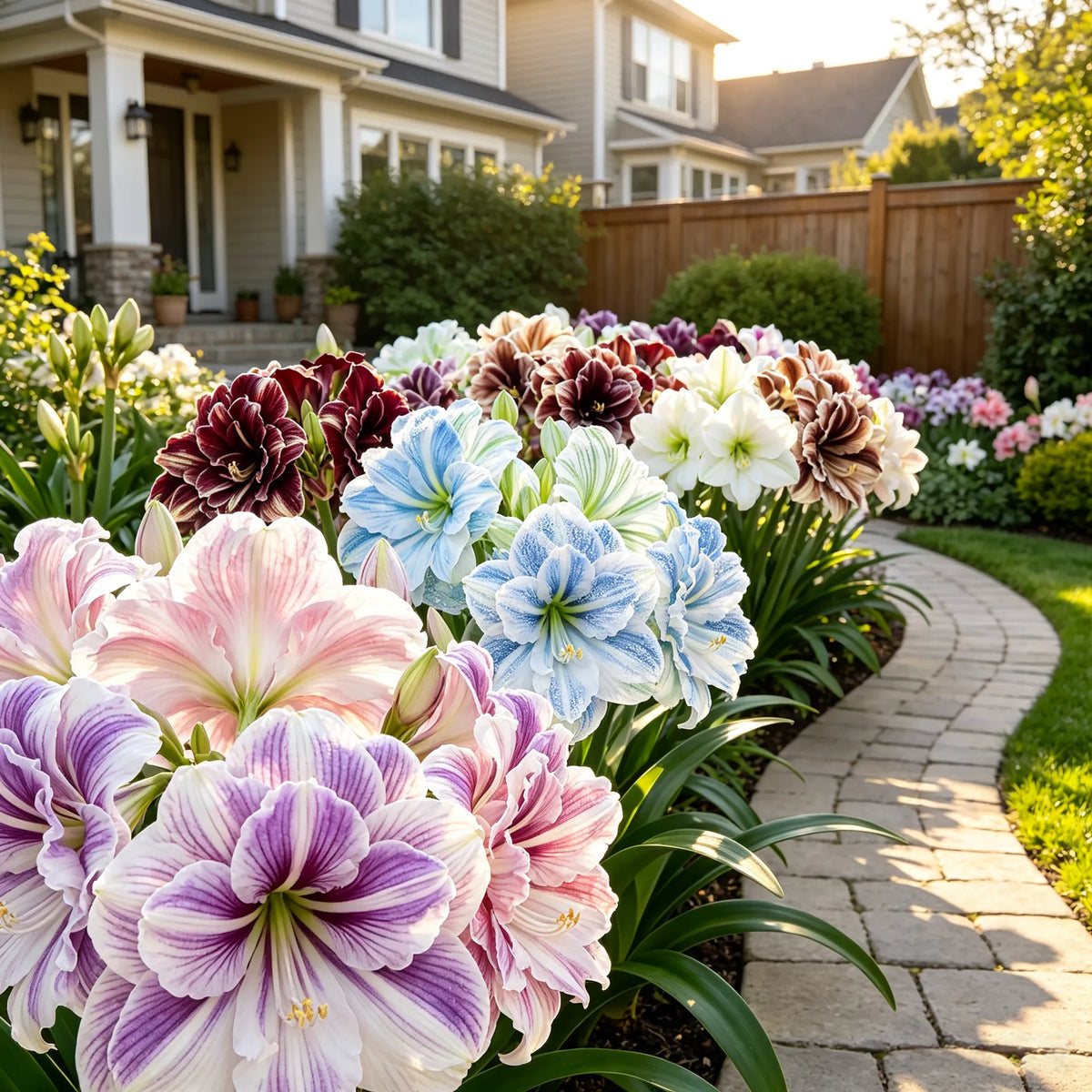 🌺 Giant Double Perfume Amaryllis Bulbs ✨ Fragrant Showy Blooms