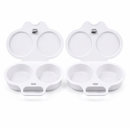 🍳 Microwave Egg Cooker – 2 Egg Poacher for Quick Breakfasts💫