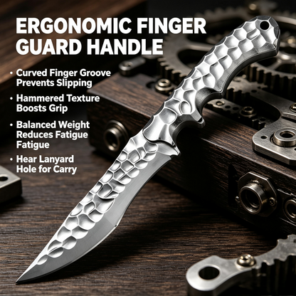 🔥Limited Time-50% OFF🔥Premium Handcrafted Vintage Forged Textured Keel Hunting Knife🗡️