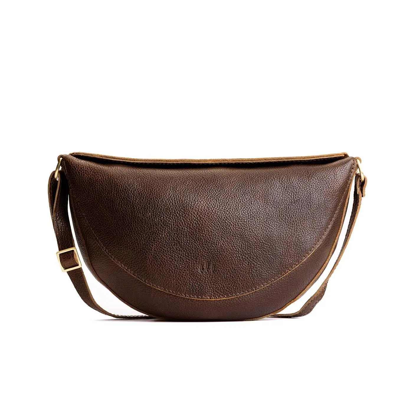 Leather Koala Sling Bag – Premium Leather Crossbody Shoulder Bag for Travel & Everyday Carry – Adjustable Strap, Magnetic Closure