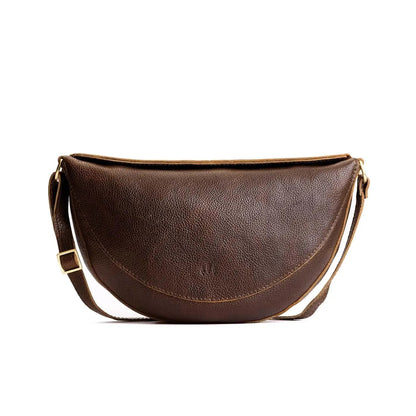 Leather Koala Sling Bag – Premium Leather Crossbody Shoulder Bag for Travel & Everyday Carry – Adjustable Strap, Magnetic Closure