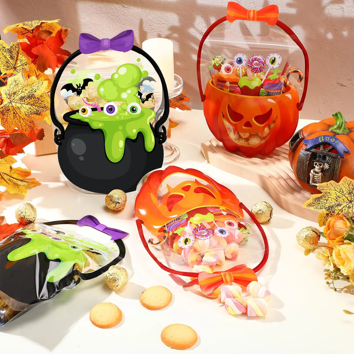🔥Last Day 50% OFF - 🎃Halloween Plastic Goodie Bags