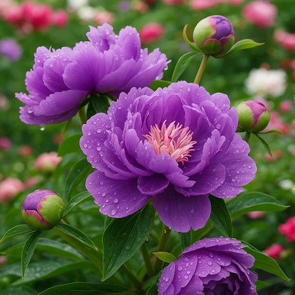 🌺Rare Double Peony Flowers✨Large, Vibrant Blooms for a Stunning Garden 🌿