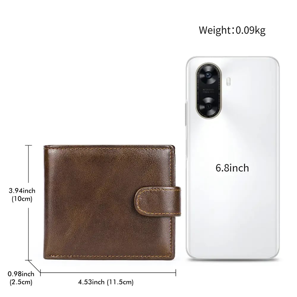 💕Hot sale 30% OFF💖👛 Vintage Top-Grain Leather Men's Wallet