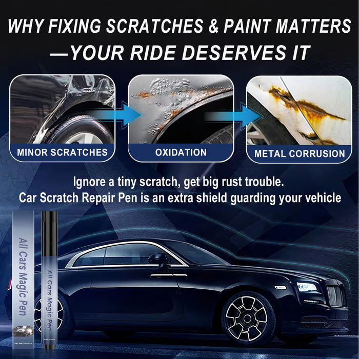 🛡️ Magic Car Scratch Repair Pen 🎨 Professional-Grade Touch-Up & Paint Restoration