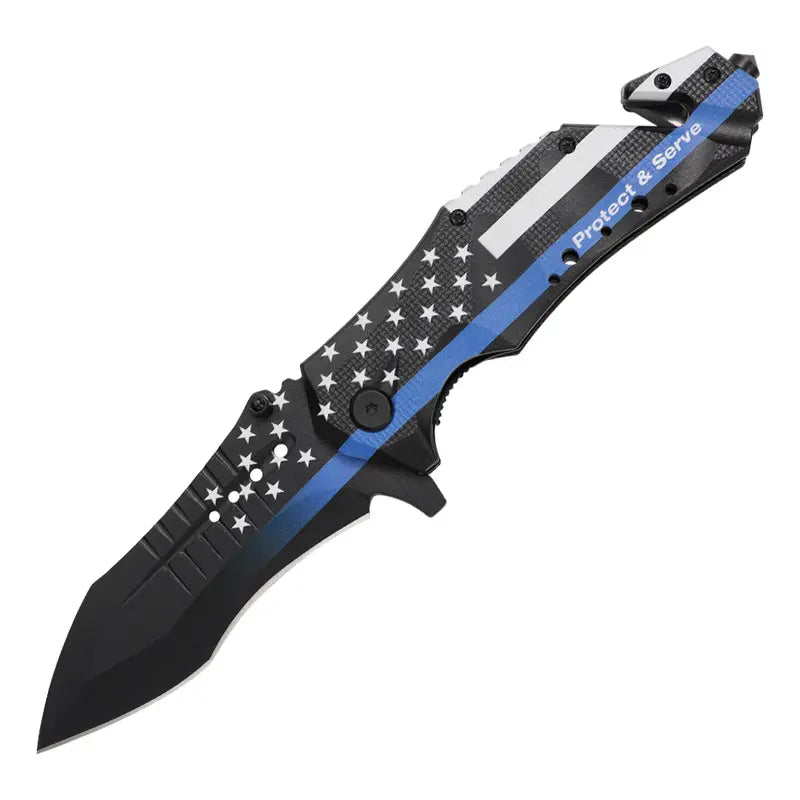 MTech USA MT-A845BK Folding Pocket Knife - Black Blade