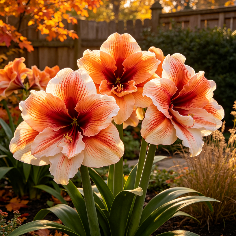 🌺 Giant Double Perfume Amaryllis Bulbs ✨ Fragrant Showy Blooms