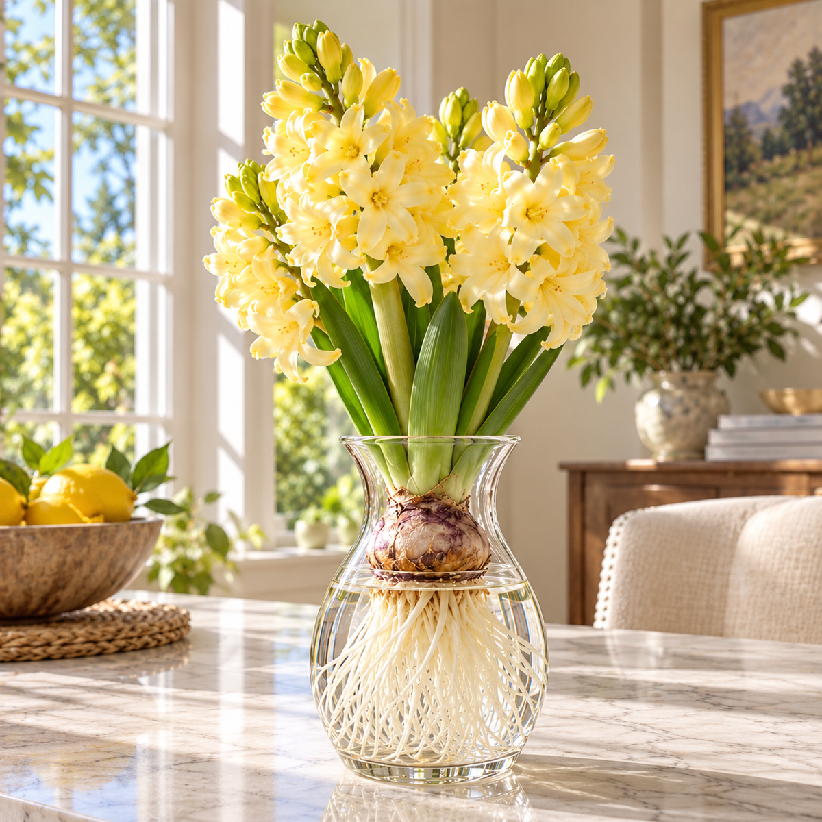 🌸 Rare Hydroponic Hyacinth Bulbs – Fragrant Colorful Blooms for Elegant Indoor Displays
