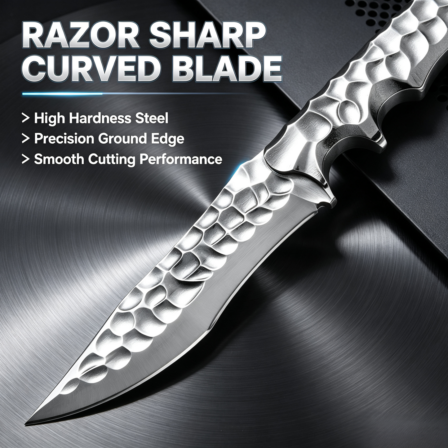 🔥Limited Time-50% OFF🔥Premium Handcrafted Vintage Forged Textured Keel Hunting Knife🗡️