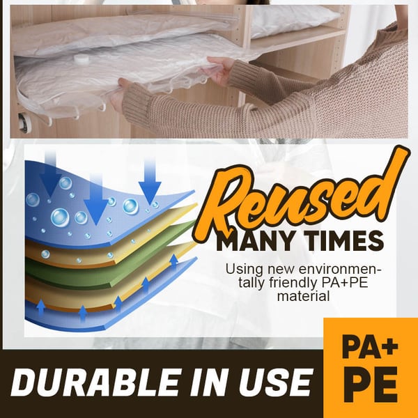 Buy 3 Get 2 Free Durable Electric Vacuum Compression Bag