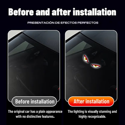 🔥Last Day 49% OFF✨Solar Demon Eye LED Car Window Light