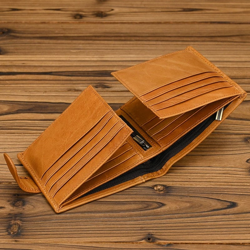 💕Hot sale 30% OFF💖👛 Vintage Top-Grain Leather Men's Wallet
