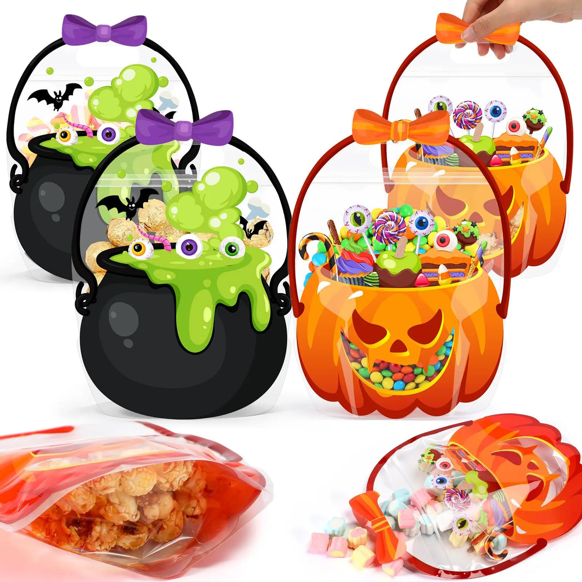 🔥Last Day 50% OFF - 🎃Halloween Plastic Goodie Bags