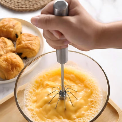 BUY 1 GET 1 FREE🥚☕Stainless Steel Hand-Push Rotary Whisk
