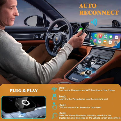 Seranella™ 2026 Wireless CarPlay Adapter