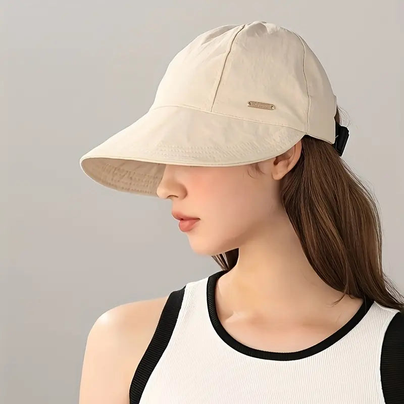 🧢🛡️Women UPF80+ Quick Dry Sun Hat, Wide Brim Water Resistant Bucket Cap with Adjustable Elastic Strap